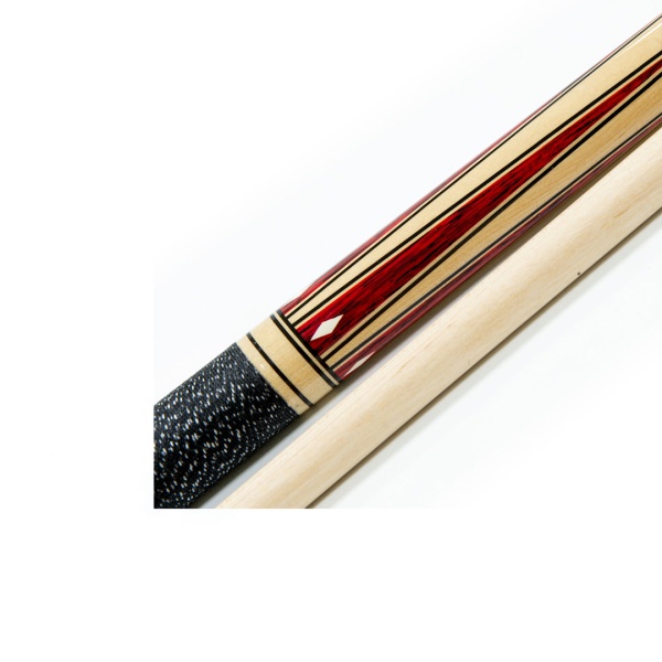 Двухсоставной бильярдный кий для пула "Classic Champion A-6" (черно-натуральный) с оплеткой ирла