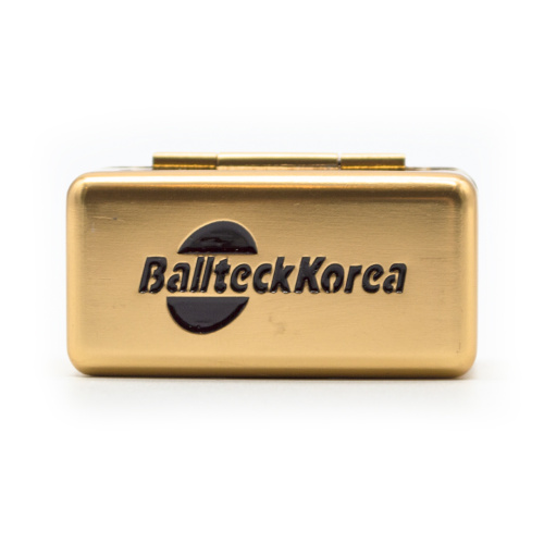 Мел «Ball teck PRØ II» (2 шт, в золотистой металлической коробке) синий