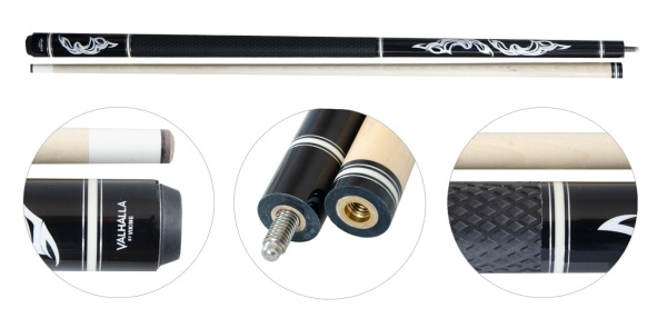 Двухсоставной бильярдный кий для пула "Viking Valhalla VA485"