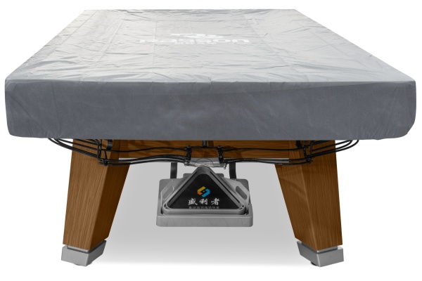 Бильярдный стол для пула "Rasson Acurra" 9 футов (коричневый, сланец 25 мм) в комплекте с плитой, аксессуары и сукно