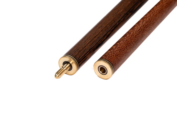 Двухсоставной бильярдный кий для русской пирамиды Константин Лохно "Supernova Sport" (граб, шелковое дерево, венге), с двумя удлинителями