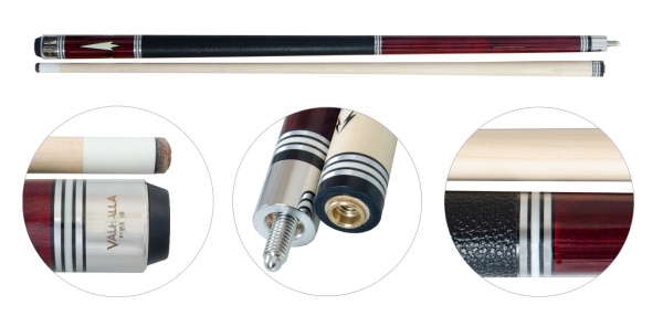 Двухсоставной бильярдный кий для пула "Viking Valhalla VA902"