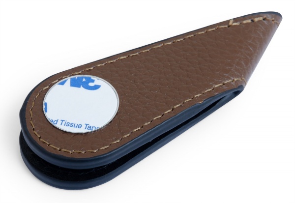 Пенал для мела магнитный «GL 2» коричневый (натуральная кожа)