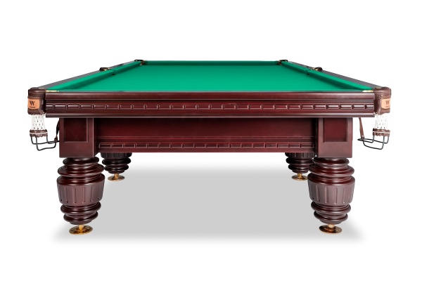 Бильярдный стол для русской пирамиды Weekend "Turnus" 12 футов, борта дуб (махагон)