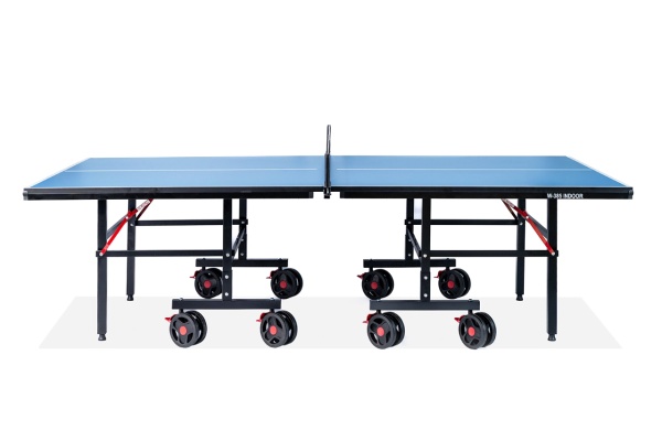 Теннисный стол складной для помещений "W-385 Indoor" (в комплекте сетка, 2 ракетки, 3 шарика)
