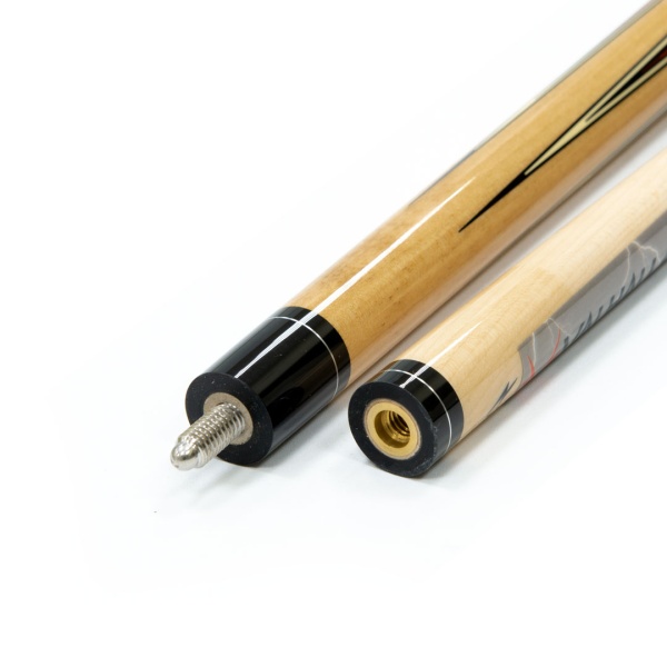 Двухсоставной бильярдный кий для пула "Viking Valhalla VA702" (натуральный)